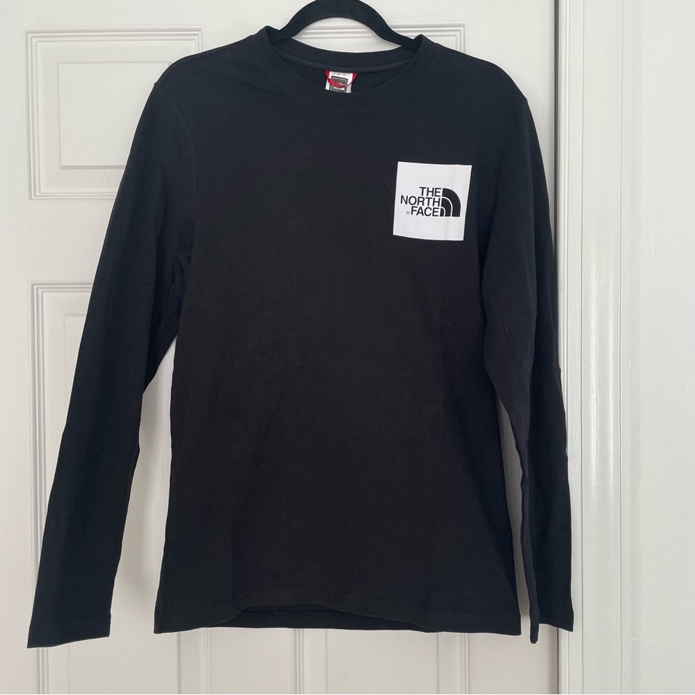 NWT The North Face Mens Long Sleeve Fine Tee - Black